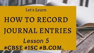 How to record JOURNAL ENTRIES (of Purchases & Sales) | ACCOUNTING | Lesson 5 | Falcon Fabian Academy