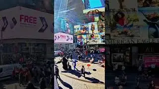87 &ldquo;ABRAHAM LINCOLN&rdquo; MOVEMENT TAKES ON TIMES SQUARE NYC 10/20 #shorts  New York City NYC TOUR 12