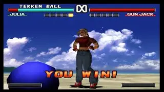 Джулия из Tekken 3 (второй костюм) против Ган Джека (первый костюм) (Tekken Ball)