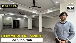 Brand New Commercial Space for rent in Dwarka Mor with Lift & Car Parking | BRS SHOW R762
