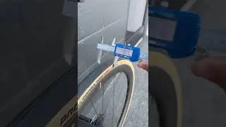 Проверка ширины покрышек шоссейного велосипеда: Vittoria Corsa Pro с запасными колесами 40|44 #шо...