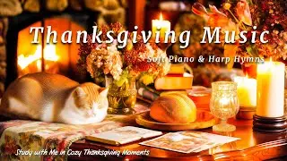 EP34🧡 Candlelit Gratitude | Maru Cat Thanksgiving Music for Gratitude