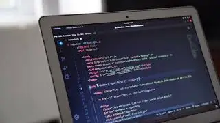 Close up of a Computer Screen with Javascript Code