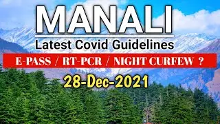MANALI covid Guidelines today 28-Dec-2021 | Latest update on covid Guidelines himachaal pradesh