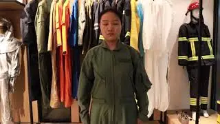 NOMEX COVERALL SAGE GREEN CWU 27P