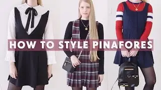 How to Style Pinafore Dresses