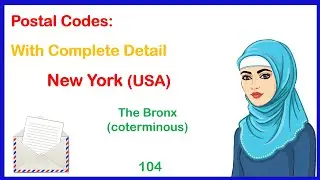 Postal Code of The Bronx (coterminous) Area Codes State New York City USA