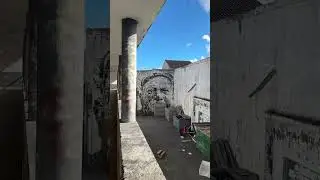 🐟 🌊 Sr.Bonan&ccedil;a - Rabo de Peixe, Azores 2013-2023 #Vhils #VhilsArt #Graffiti #StreetArt