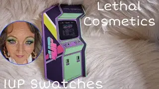 Let's Swatch The 1UP From @LethalCosmetics #christmasgift #swatches #beautyover50