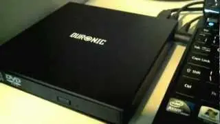 Обзор и настройка портативного оптического привода Duronic USB 2.0 Slim