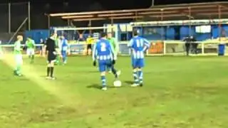 Staveley MWFC 2 AFC Emley 0 Joe Thornton Super free kick.