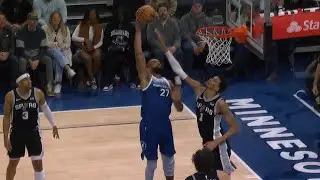 Rudy Gobert DESTROYS Victor Wermbenyama With Insane Poster Dunk !