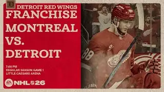 Овертайм первого матча | Канадиенс против Ред Уингз | NHL 26