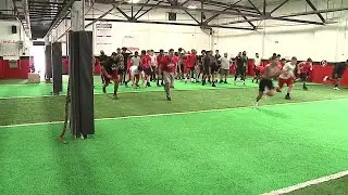 A look inside 'The Rack': New Castle's indoor training facility