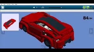 How to make a Tesla Roadster 2.0 with Lego instructions (made by Lego Digital Designer)