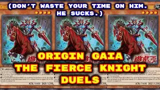Yugioh - Origin Gaia the Fierce Knight Duels (Deck Download in Description)