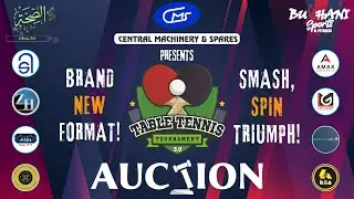 TABLE TENNIS TOURNAMENT 3.0 AUCTION