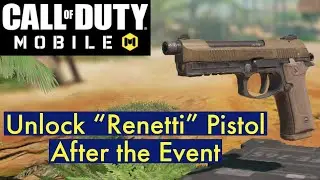 How to unlock Renetti Pistol in CallofDuty Mobile after the event ended
