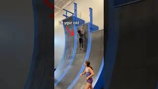 10 vs. 25 year old Ninja Warrior 🥷 #gymnastics #sports #olympics #ninja #ninjawarrior #ninjalife