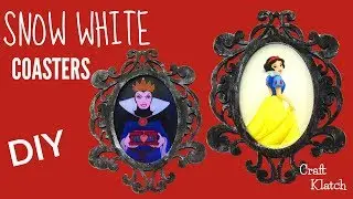 Snow White Coasters ~ DIY ~ Disney Princesses ~ Another Coaster Friday ~ Craft Klatch