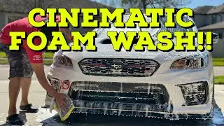 Series White STI Cinematic Foam Wash !! SO SATISFYING !! 4K!!