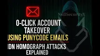 0-Click Account Takeover Using Punycode Emails for Access