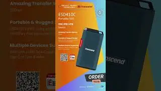 ⚡ &ldquo;Next-Level Portable Power &ndash; Transcend ESD410C!&rdquo;  Available in 1TB | 2TB | 4TB Online