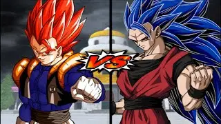 Gogeta God Form VS Goku Evil! Dragon Ball BT 3 MOD