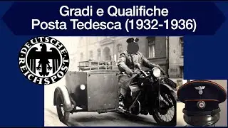 Gradi e Qualifiche Posta Tedesca (1932-1936)