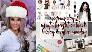 VLOGMAS DAY 2 - WHAT I BOUGHT ON BLACK FRIDAY & CYBER MONDAY- SAHML - STAY AT HOME MOM LIFE