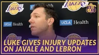Lakers Interview: Luke Walton Gives An Injury Update On JaVale McGee and LeBron James