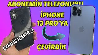 TAKİPÇİMİN İPHONE X İNİ 13 PRO YA ÇEVİRDİK TAMİRAT TADİLAT