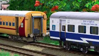 JAN SHATABDI COUPLING ICF UTKRISHT | BUMPY RAILROAD | RAILWORKS | INDIAN TRAIN SIMULATOR GAMEPLAY