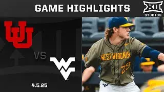 Utah vs. West Virginia (4.5.25) Doubleheader Highlights | 2025 Big 12 Baseball