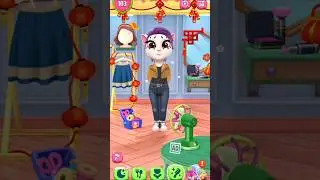 K-pop demon hunter romi Evil look #yt #mytalkingangela2 #shorts #kpop #rumi #demonhunters #cosplay