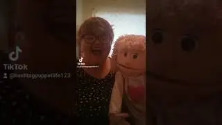 open mouth singing #puppetlife #funny #tiktokvideo #puppetshow #ventriloquist
