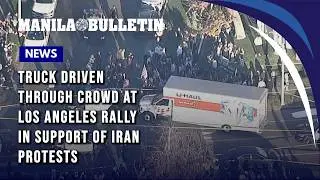 Truck driven through crowd at Los Angeles rally in support of Iran protests