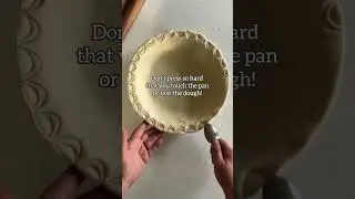 Gotta 🥄? You can make a beautiful 🥧 crimp! 💁&zwj;♀️