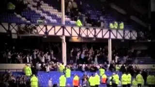Everton Vs Man City  City fans singing Grand Old Team