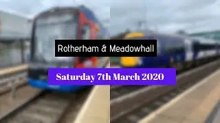 Trains at: Rotherham Central & Meadowhall Interchange (07/02/2020)