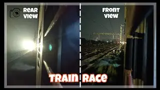 Parallel Train Action | Dual Camera View | Chennai Express Vs Panchvati Express | Indian Railways