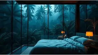 Relaxing Rain Sounds with Gentle Piano for Sleep, Stress Relief, and Calm