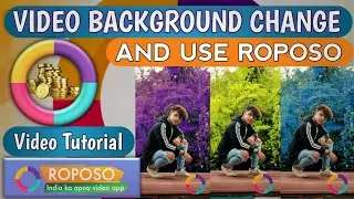 HOW TO CHANGE VIDEO BACKGROUND || Change video background colour || background colour change