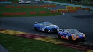 GT4 Race at Watkin Glen circuit Exciting finish