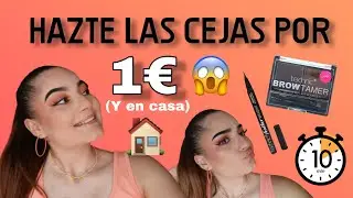 Cómo hacerse las cejas FÁCIL y MUY RÁPIDO! TUTORIAL en menos de 10 minutos!