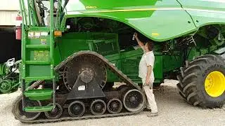 Pregatiri pentrul sezonul de treierat 2018. John Deere s 680