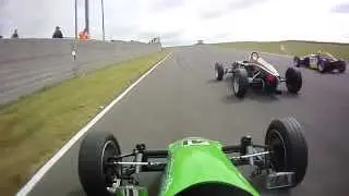 27/7/14 Formula Vee - Anglesey - Race 2 - Onboard Pete Belsey - P3 to P4 (some lairy moments!)
