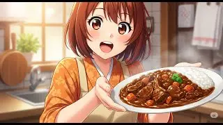 Cooking Japanese Lamb Curry with Ingredients From My Garden ✨ | Relaxing Anime ASMR