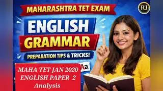 MAHA TET JAN,2020. ENGLISH 2 SOLVED PAPER