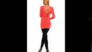 TooFash.eu - Moda online, Maxi shirt maglia lunga sexy DA099